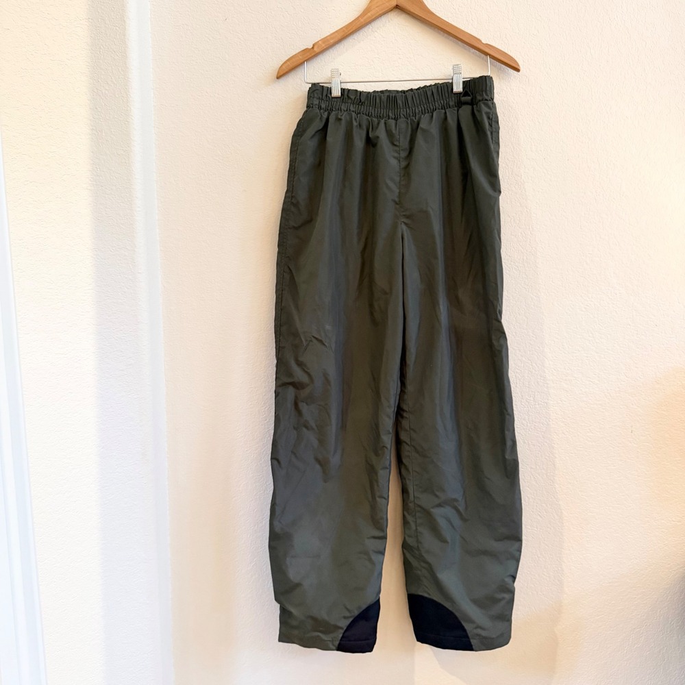 Columbia Sportswear Mens Medium Olive Green Snow Ski Pants Rain Wind Pants M